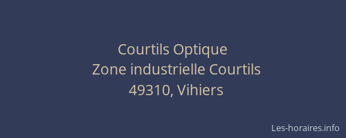 Courtils Optique