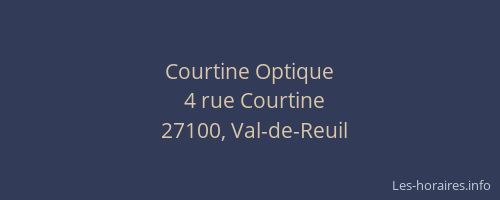Courtine Optique