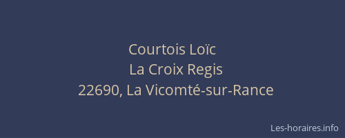 Courtois Lo&iuml;c