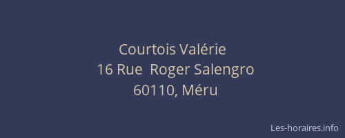 Courtois Val&eacute;rie