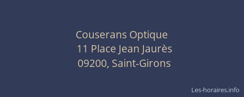 Couserans Optique