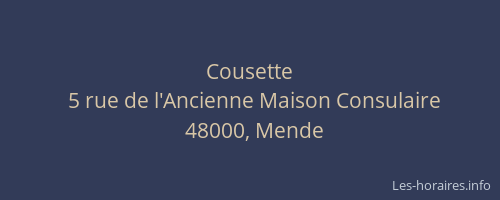 Cousette