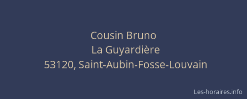 Cousin Bruno