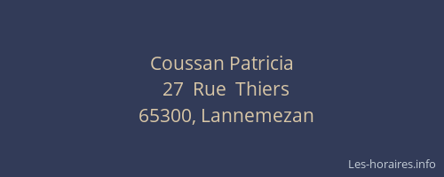Coussan Patricia