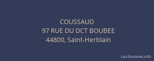 COUSSAUD