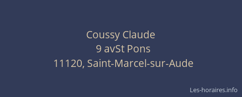 Coussy Claude