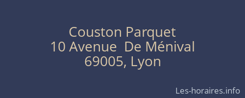 Couston Parquet