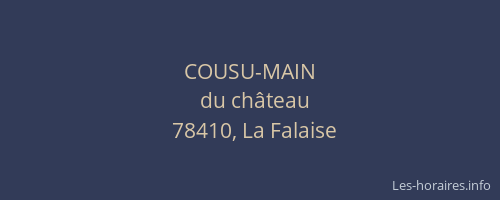 COUSU-MAIN