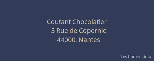 Coutant Chocolatier
