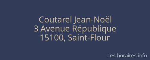 Coutarel Jean-Noël