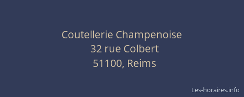 Coutellerie Champenoise