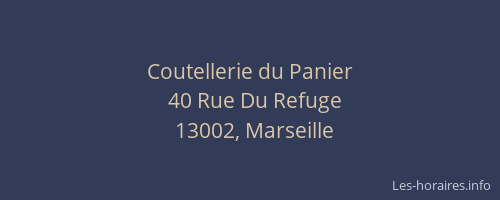 Coutellerie du Panier