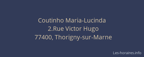 Coutinho Maria-Lucinda