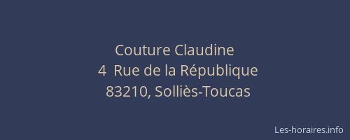 Couture Claudine