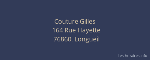 Couture Gilles