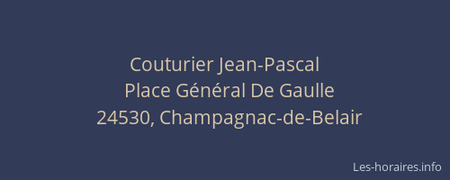 Couturier Jean-Pascal