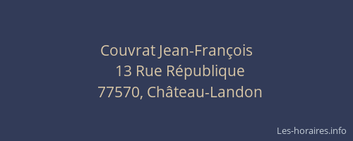 Couvrat Jean-François