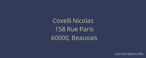 Covelli Nicolas