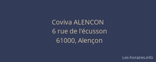 Coviva ALENCON