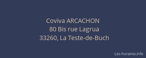 Coviva ARCACHON