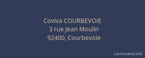 Coviva COURBEVOIE