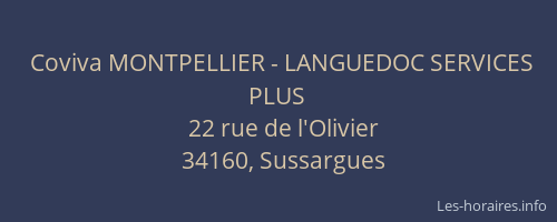 Coviva MONTPELLIER - LANGUEDOC SERVICES PLUS