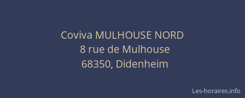 Coviva MULHOUSE NORD