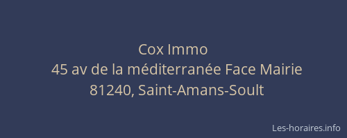 Cox Immo