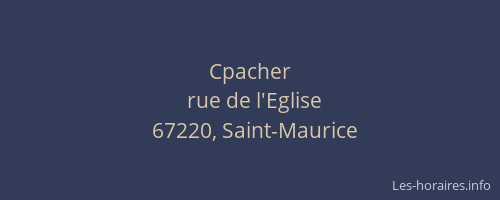 Cpacher