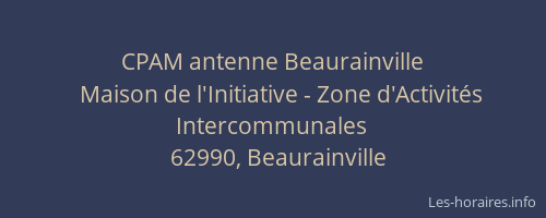 CPAM antenne Beaurainville