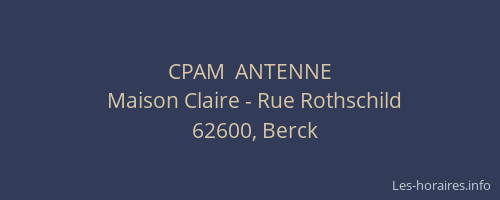 CPAM  ANTENNE