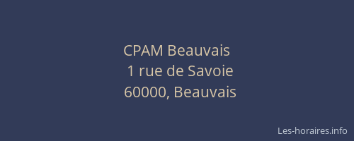 CPAM Beauvais