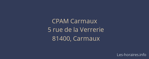 CPAM Carmaux