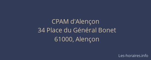 CPAM d'Alençon