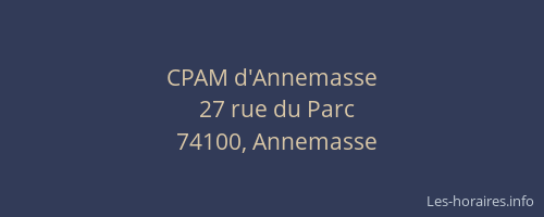 CPAM d'Annemasse