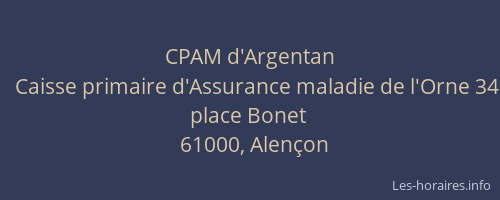 CPAM d'Argentan