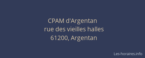 CPAM d'Argentan
