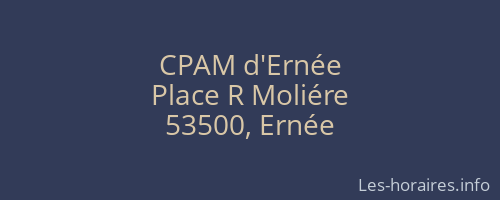 CPAM d'Ernée