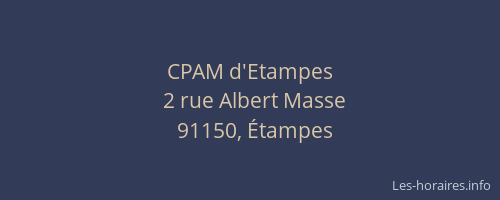CPAM d'Etampes