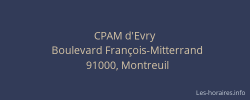 CPAM d'Evry