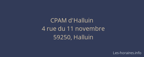 CPAM d'Halluin