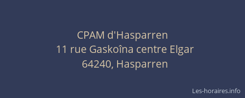 CPAM d'Hasparren