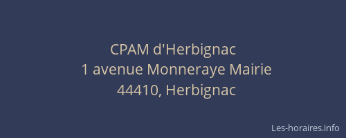 CPAM d'Herbignac