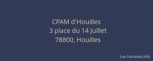 CPAM d'Houilles