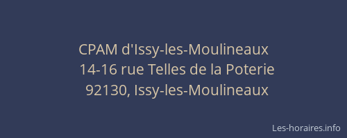 CPAM d'Issy-les-Moulineaux