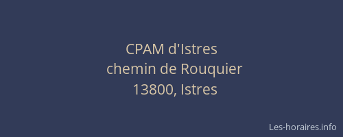 CPAM d'Istres