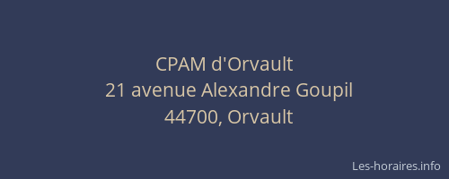 CPAM d'Orvault