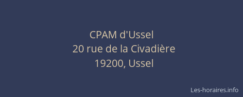CPAM d'Ussel