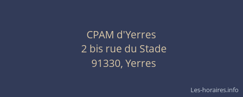 CPAM d'Yerres