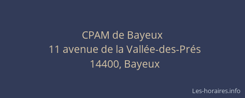 CPAM de Bayeux